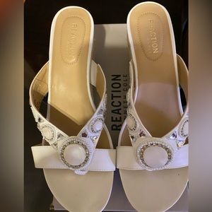 Kenneth Cole Reaction Card Glam Wedge Sandals